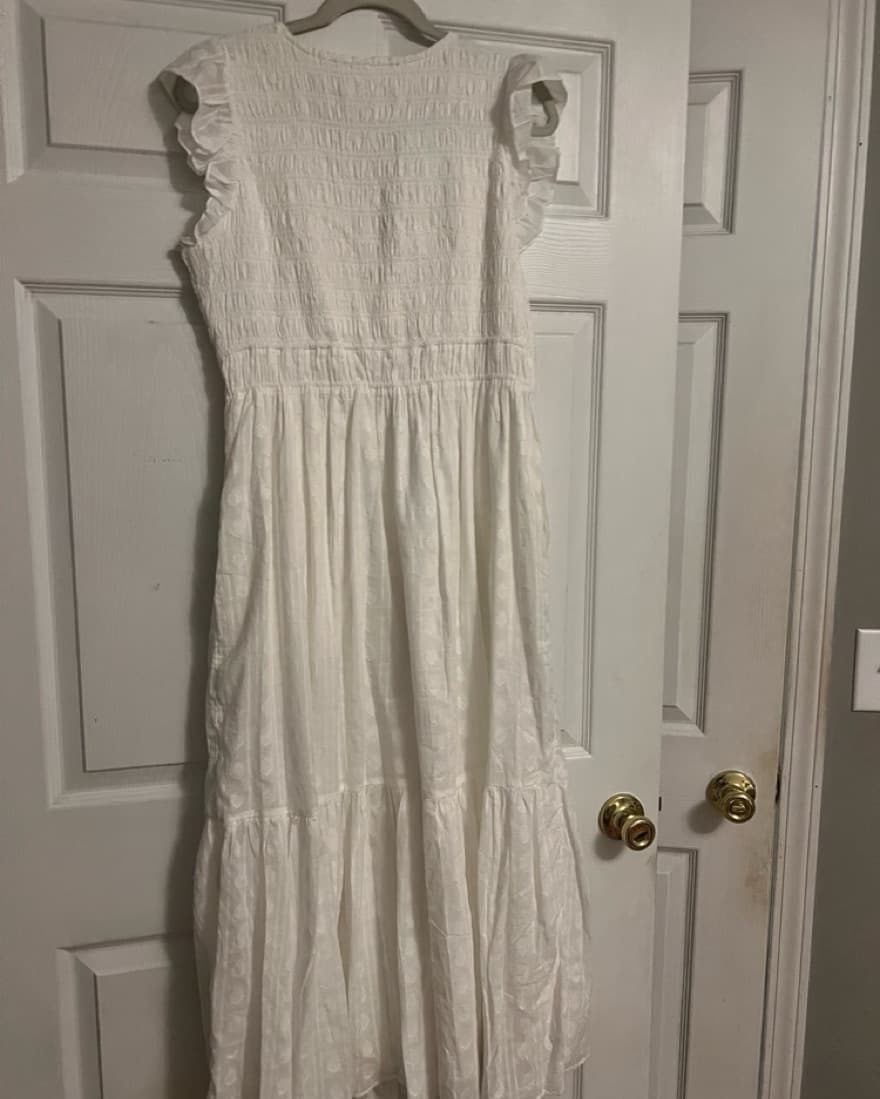 Anthropologie Peregrine White Dress - Image 3