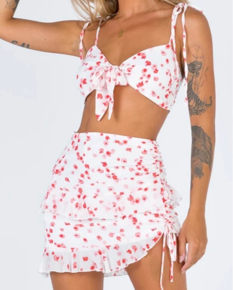 Pink & White Princess Polly Set - Image 1