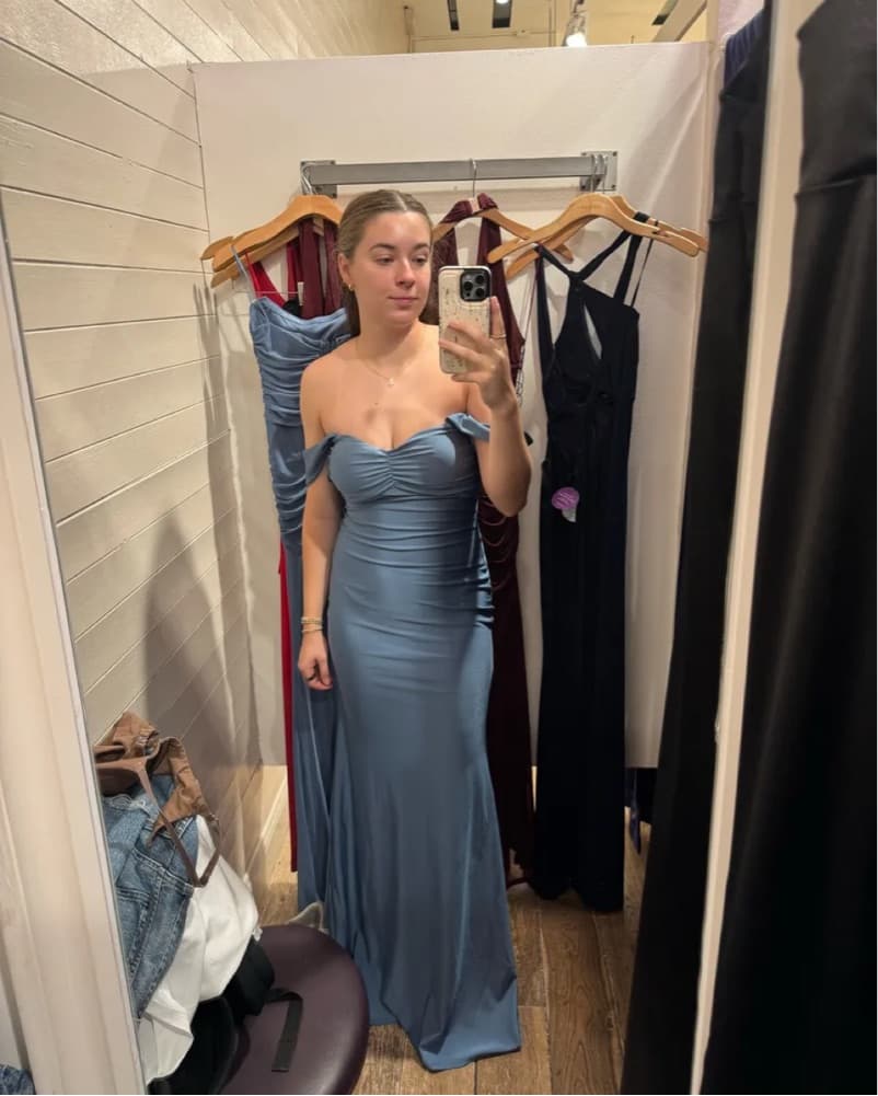Windsor Blue Formal Dress - Image 3