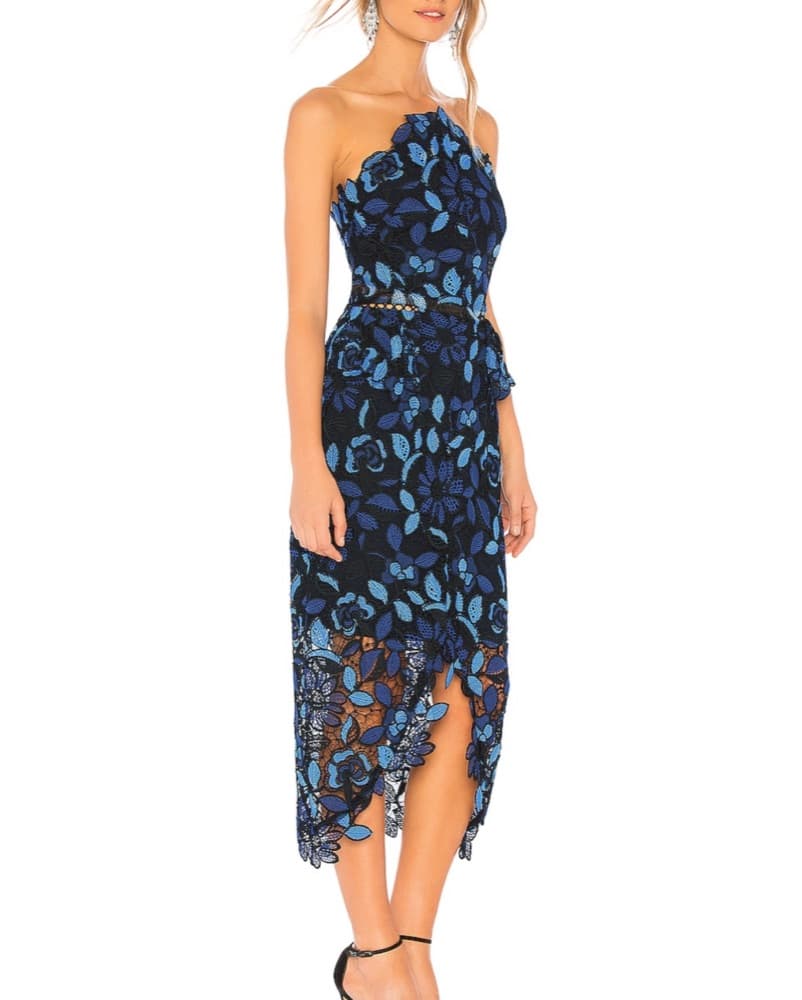 ELLIATT | Times Dress in Blue Multi - Image 2