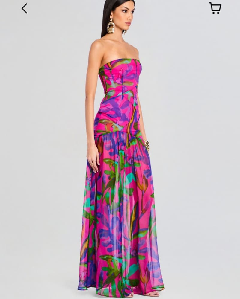 Retrofete NICOLE SILK CHIFFON DRESS - Image 2