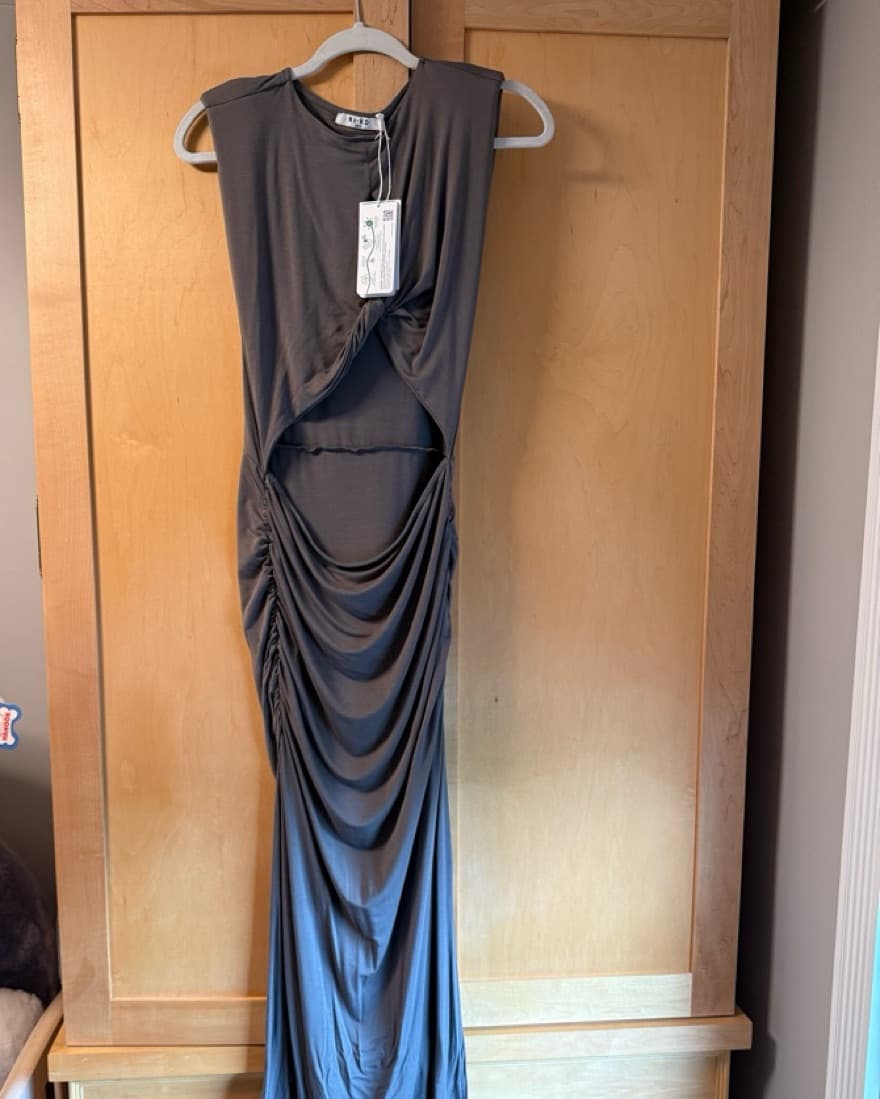 NAKD Grey Long Maxi Dress  - Image 1