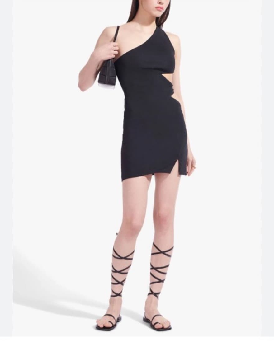 STAUD black Mini Dress - Image 2