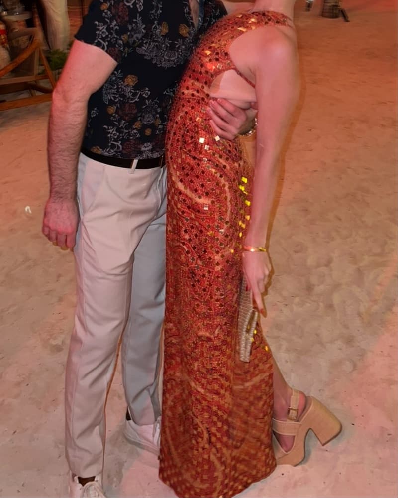 Sequin One Shoulder Dress - Image 3
