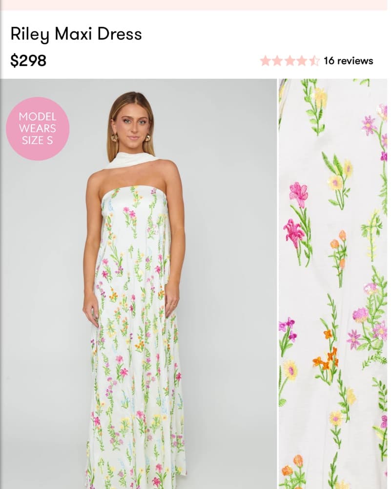 Show Me Your Mumu Riley Maxi Dress - Image 1