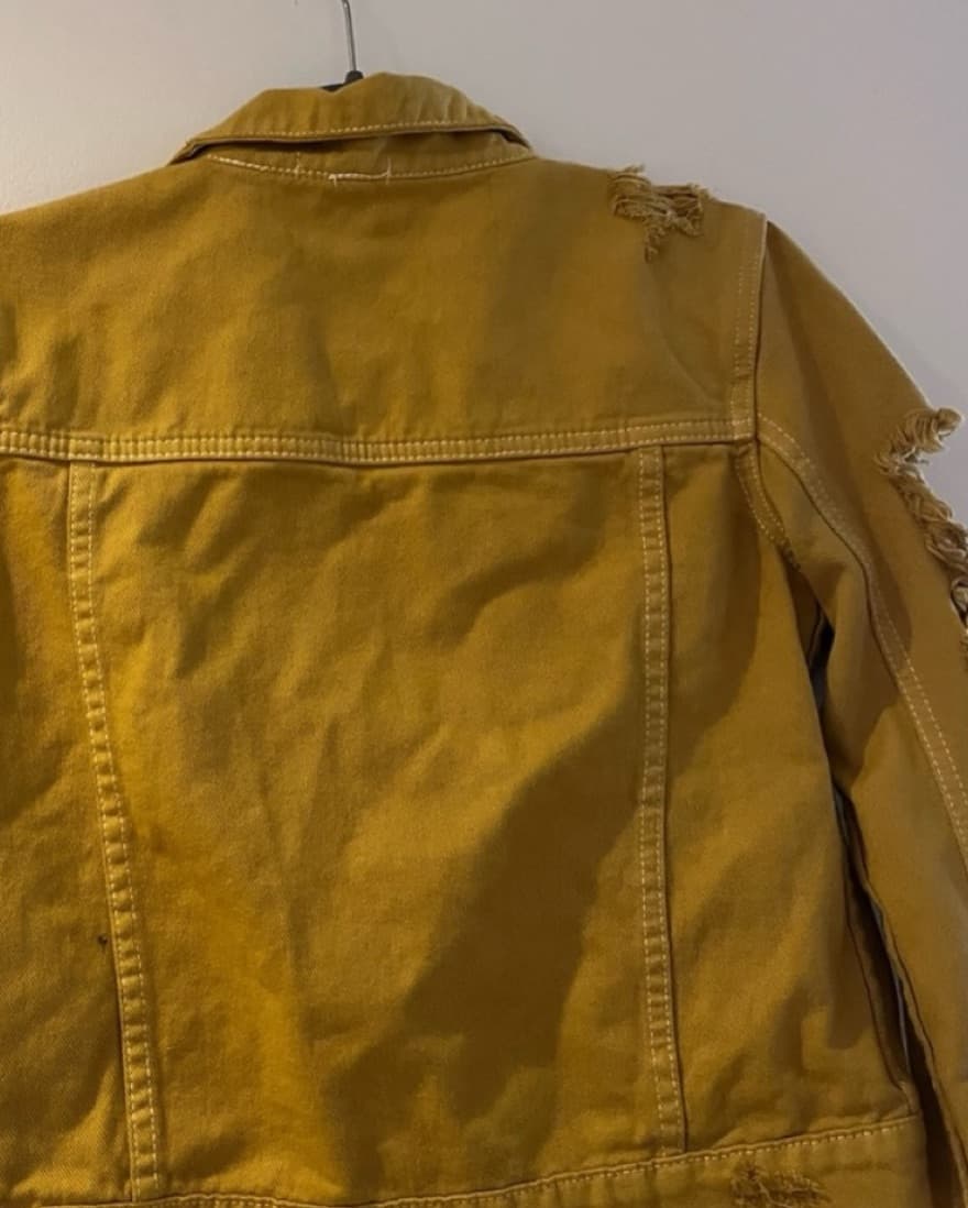 Mustard Yellow Jean Jacket From LF - Image 3