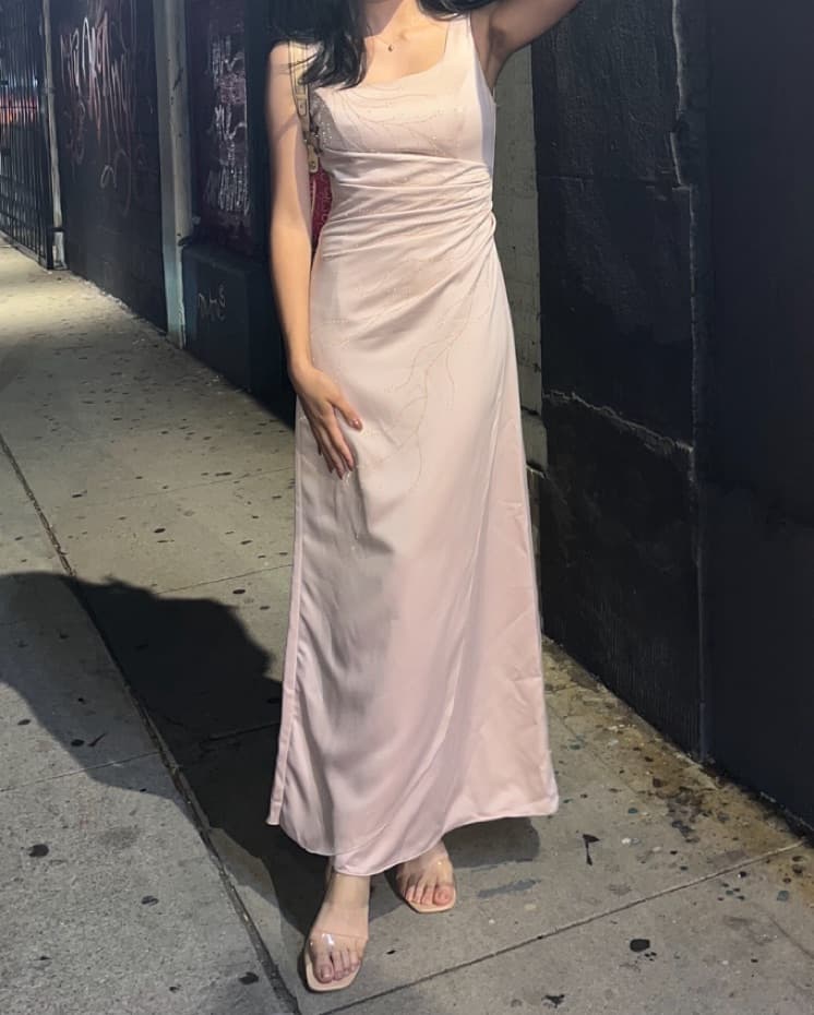 Vintage Crystal-Embroidered Gown - Image 2