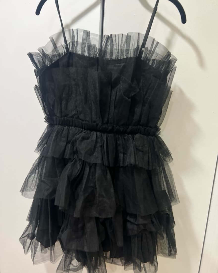 Black Tulle Dress SMALL - Image 3