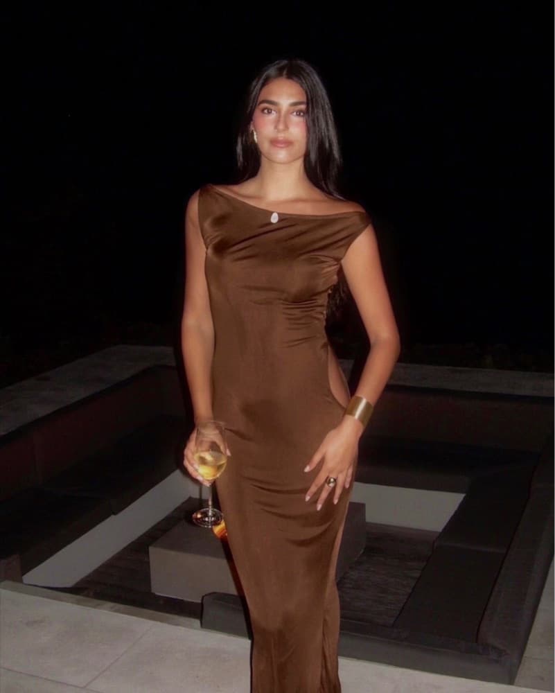 Buci Brown Maxi Dress  - Image 1