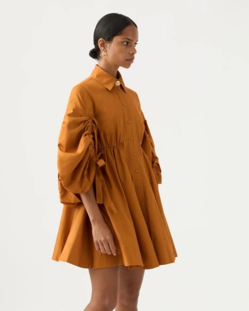 Aje Utopia Drawstring Mini Dress AU6/US2 - Image 3
