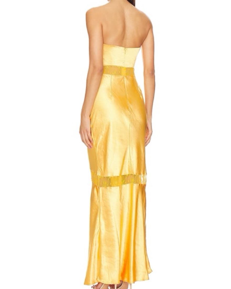 Gold Gown - Melrose Dress  - Image 4
