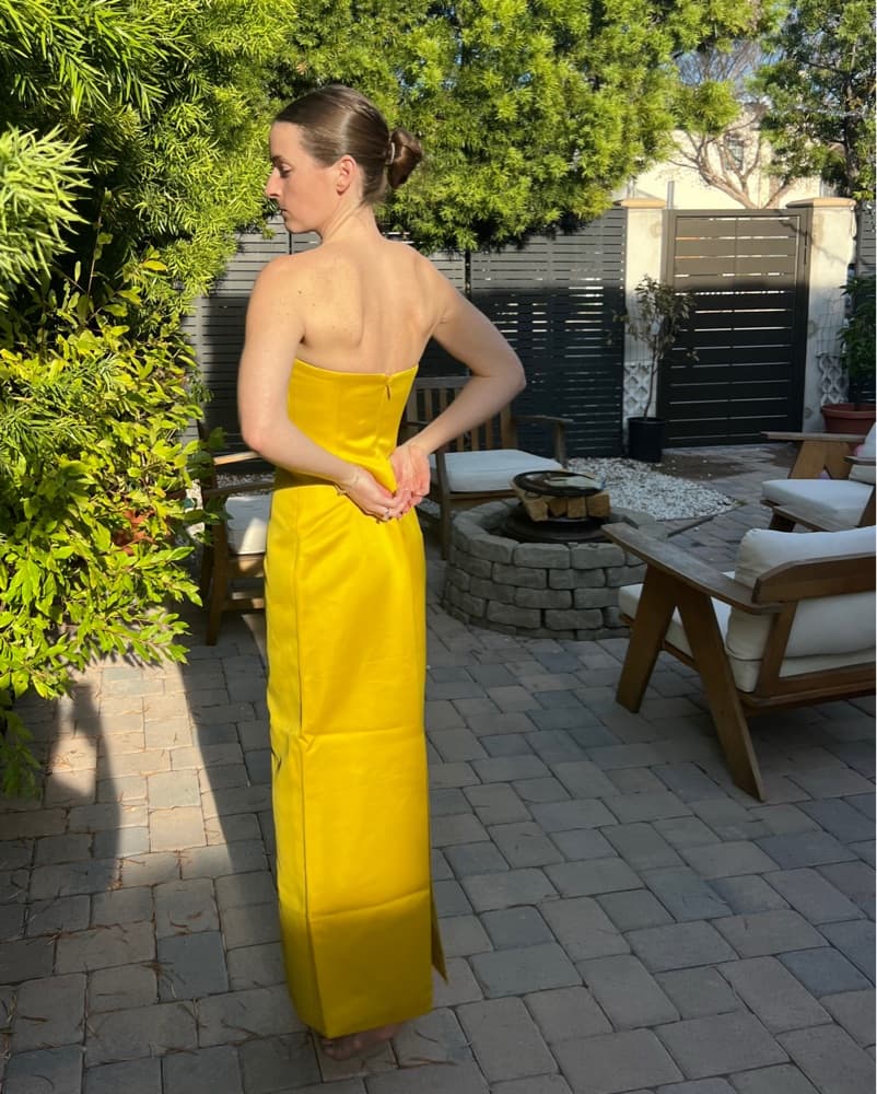 NWT Leo Lin Floral Gown - Image 2