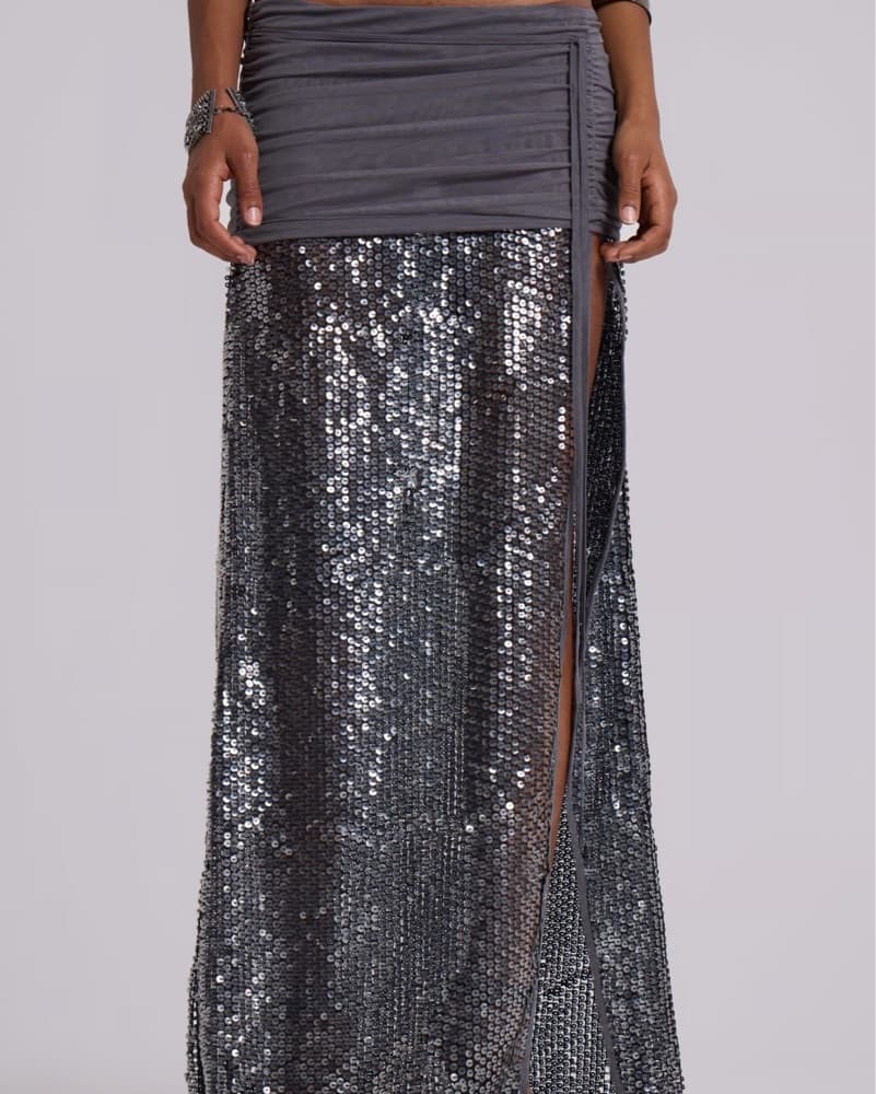 Jaded London Sequin Maxi Skirt - Image 4