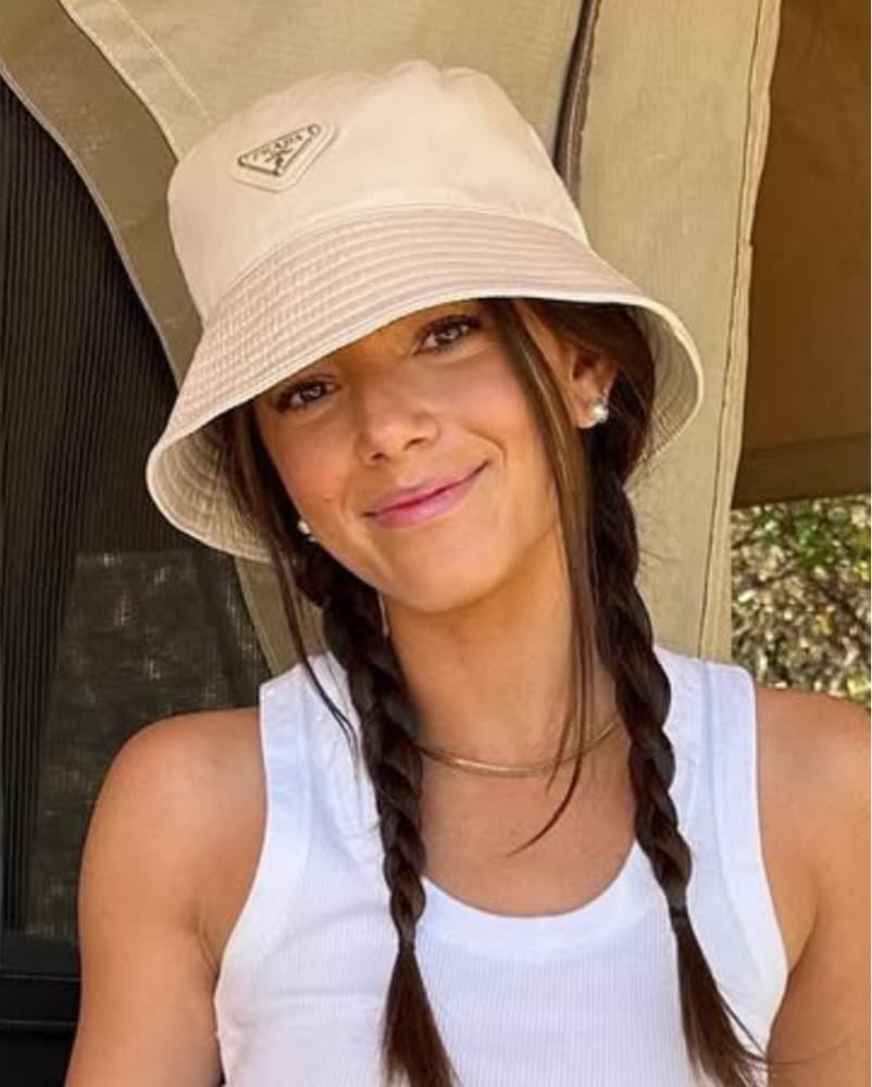 Prada Nylon Tan Bucket Hat  - Image 2
