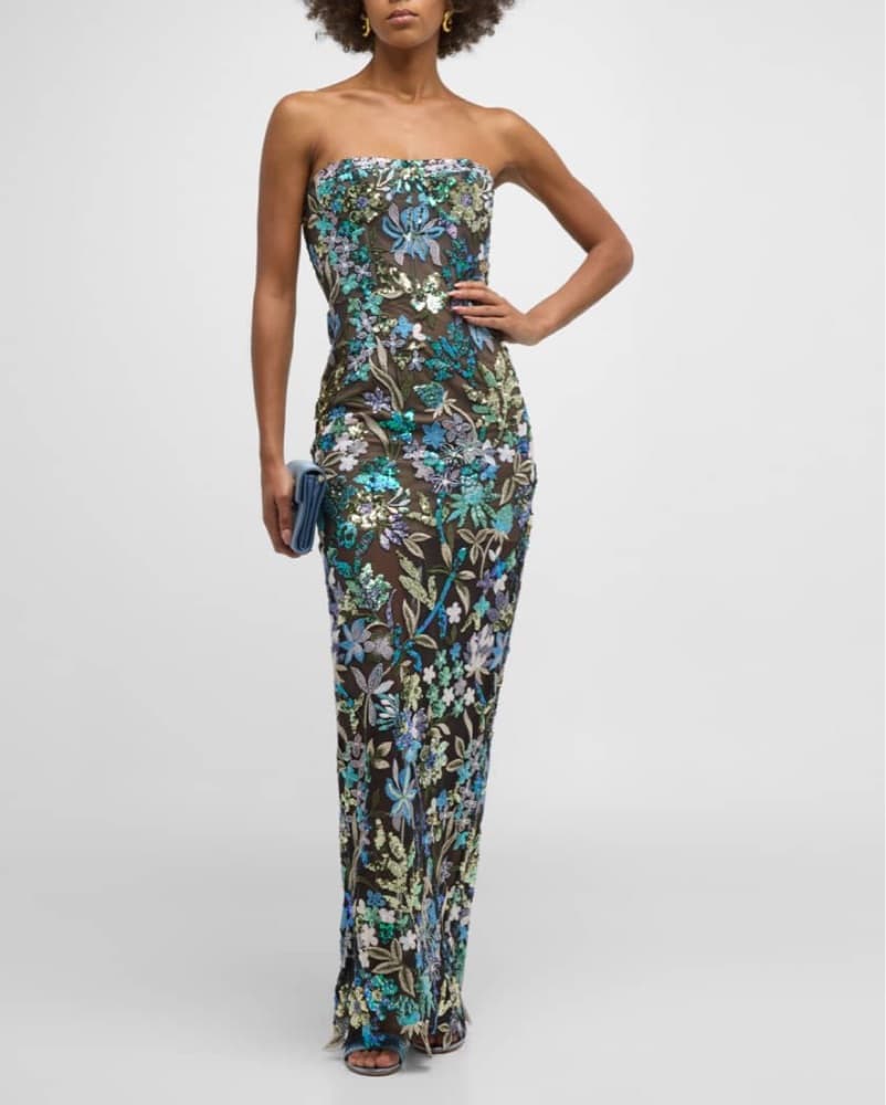 Bronx And Banco Dahlia Strapless Gown - Image 1