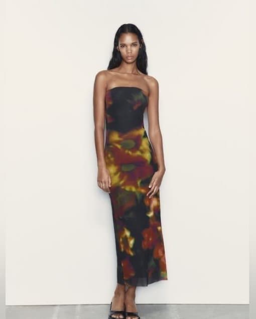 Zara Strapless Dress - Image 1