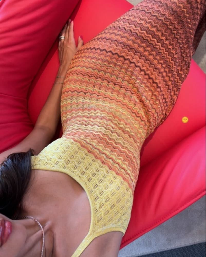 Yellow Striped Dress - Image 1