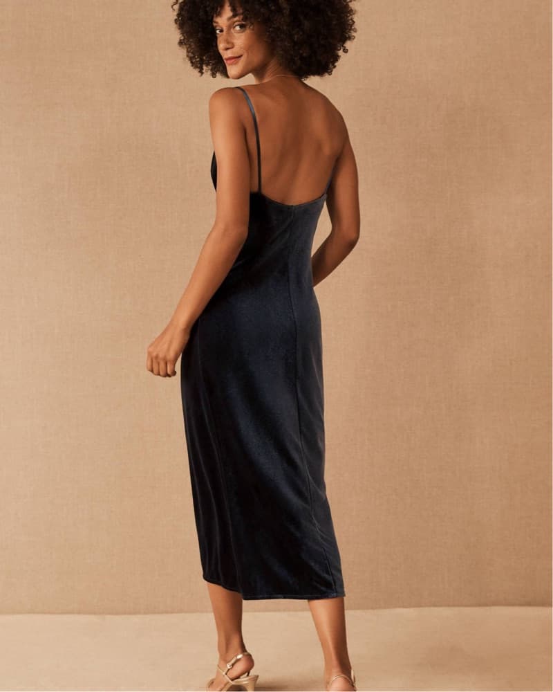 Jenny Yoo Bentley Velvet Dress - Blue 8 - Image 2