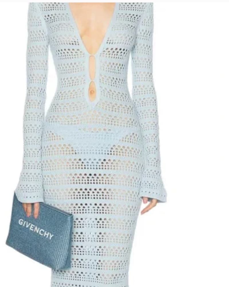 SER.O.YA Lilith Crochet Maxi Dress  - Image 2