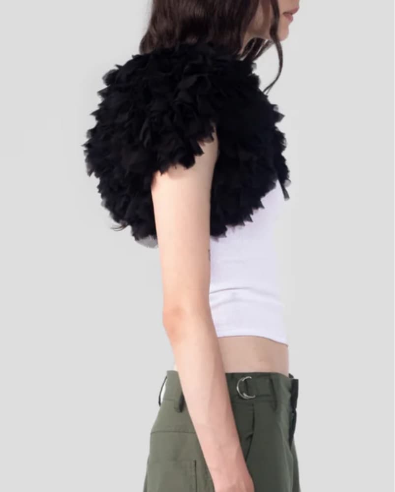 Dana Foley Feather Bolero - Image 3