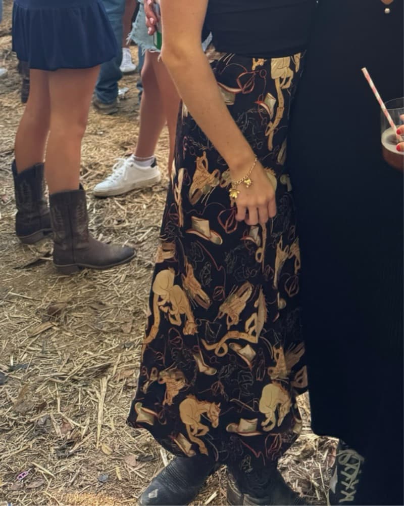 Floral Midi Skirt - Image 3