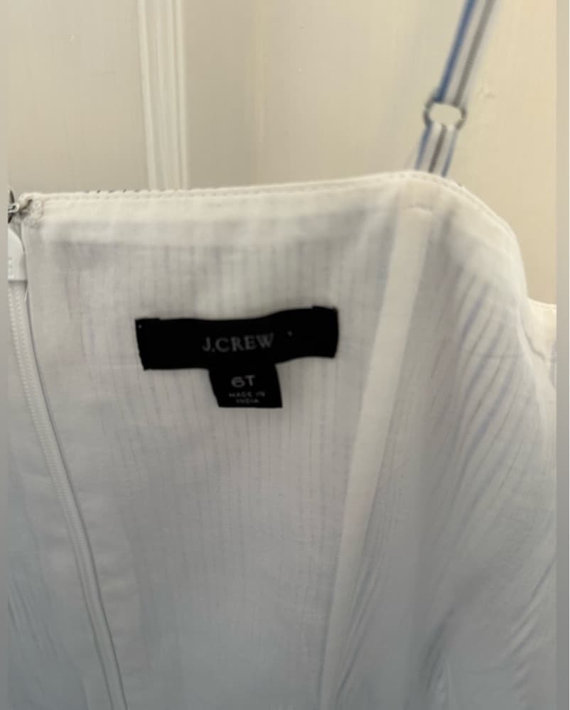 J.Crew Button-Down Cotton Poplin Dress - Image 5