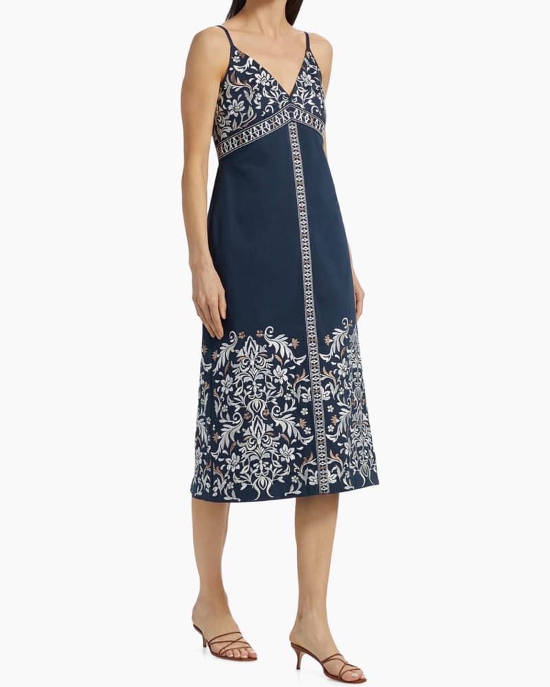 Constanza Embroidered Stretch-Cotton - Image 2
