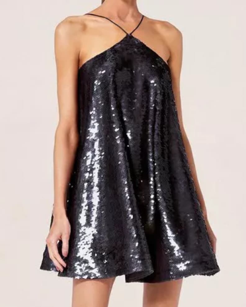 Fun Black Mini Dress - Image 1