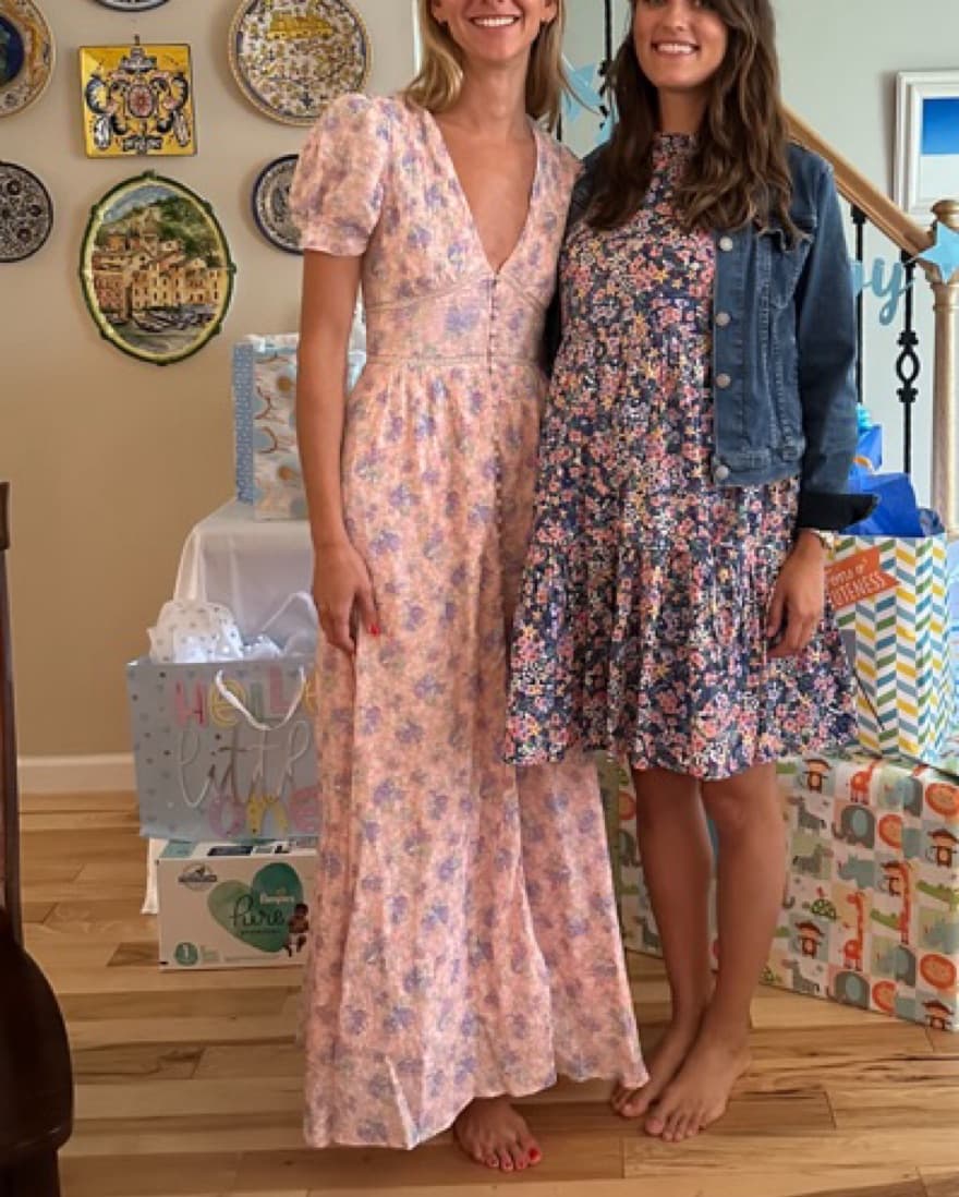 Loveshackfancy Stacy Pink Floral Dress - Image 2