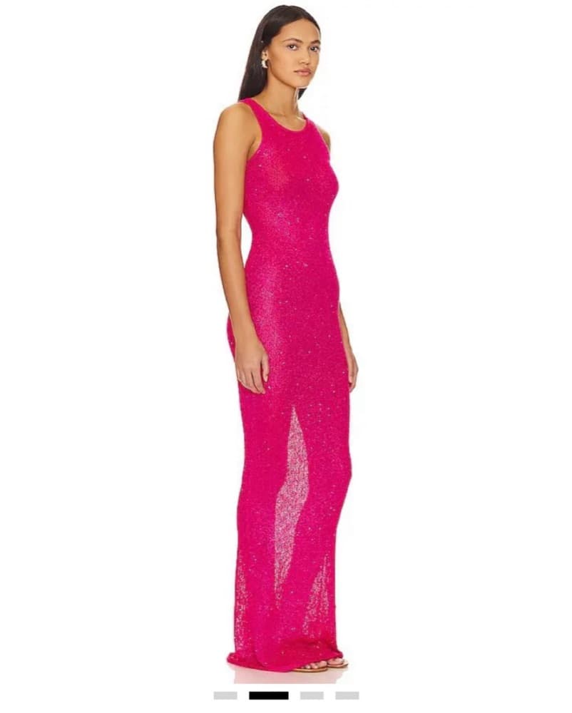 Asta Resort Natalia Dress In Fuchsia  - Image 4