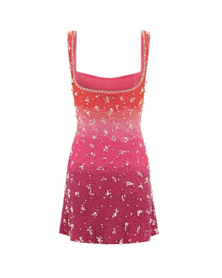 Clio Peppiatt Sunset Gradient Dress M - Image 4