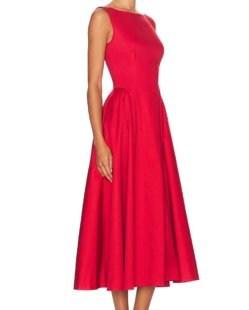 Helsa Red Maxi Dress - Image 2