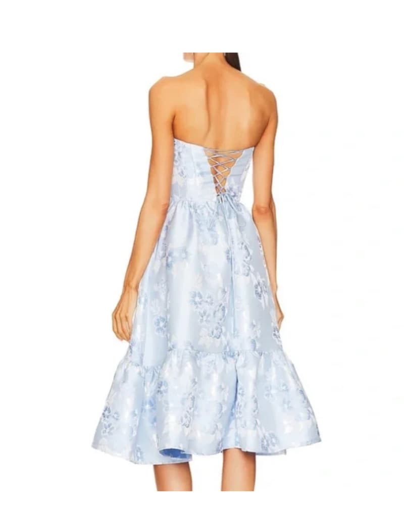V. Chapman Virginia Strapless Gown - Image 3