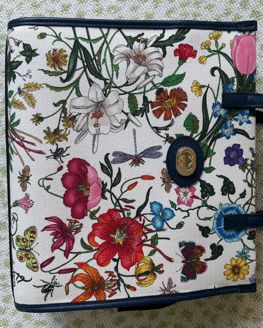 Authentic Gucci Floral Purse  - Image 4