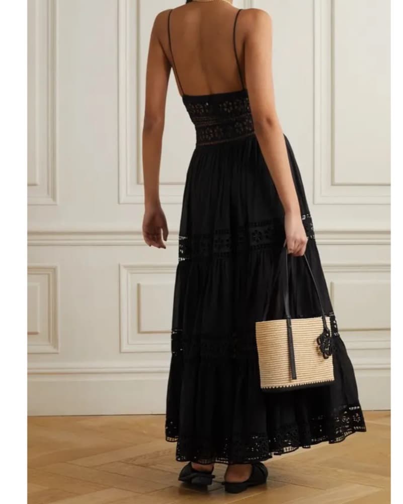 CHARO RUIZ Isca Guipure Lace Maxi Dress - Image 2