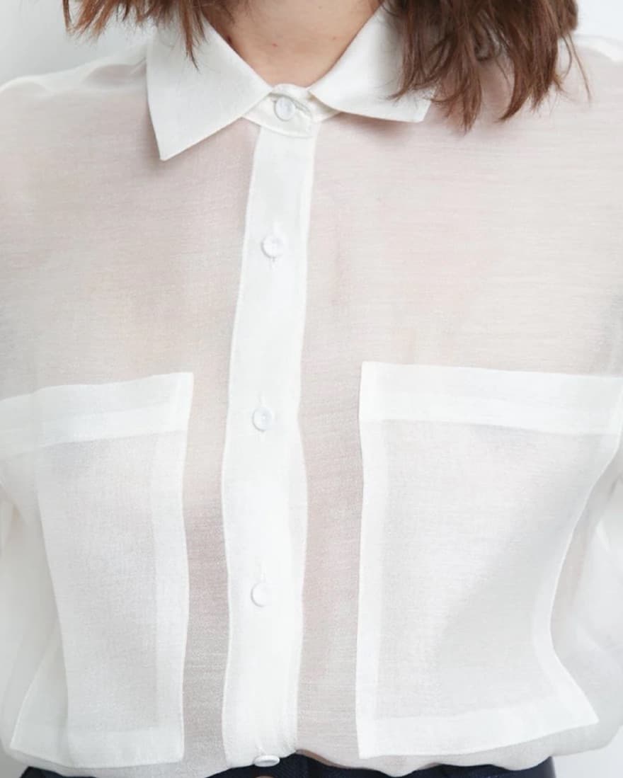 The Frankie Shop Sheer Shirt - Image 5