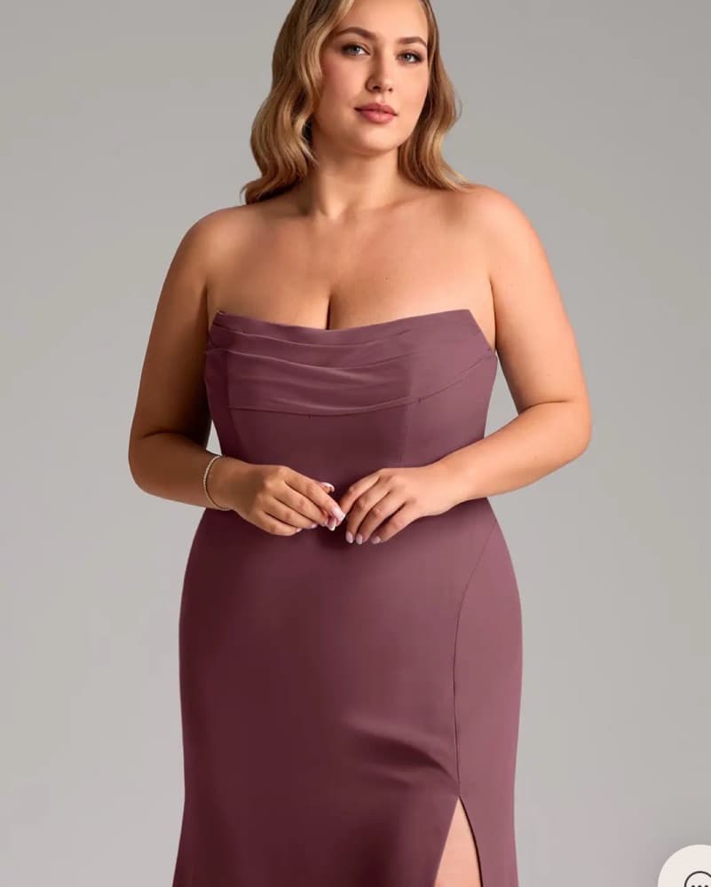 Sangria Off-the-Shoulder Chiffon Dress - Image 6