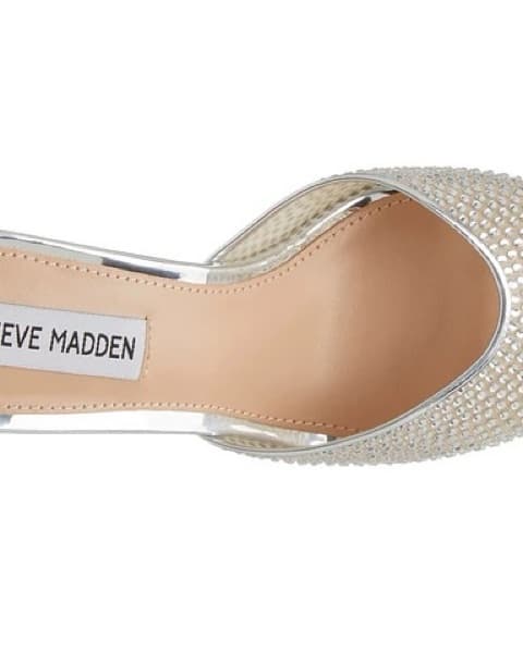 New Steve Madden Silver Paramour Sandals - Image 2