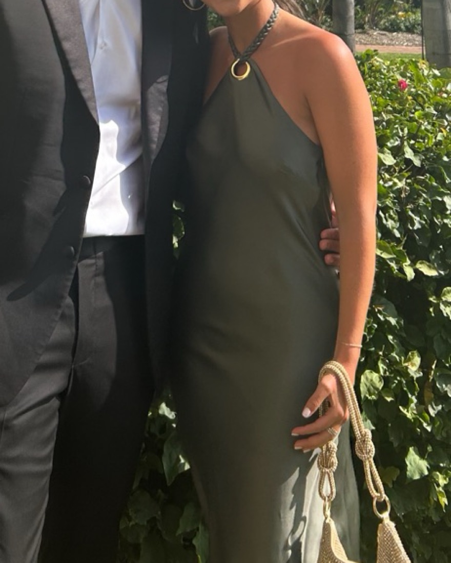 Green Wedding Guest Dress - Image 2