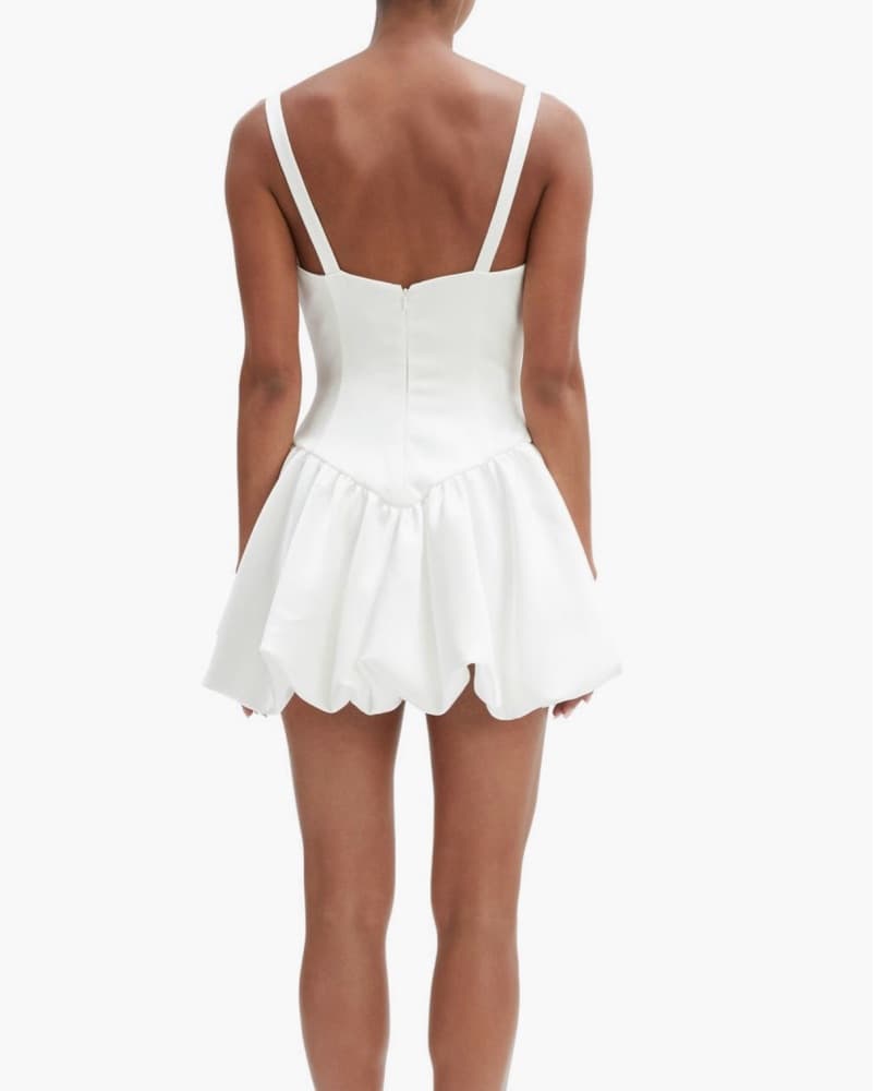 Elegant White Mini Dress - Image 3