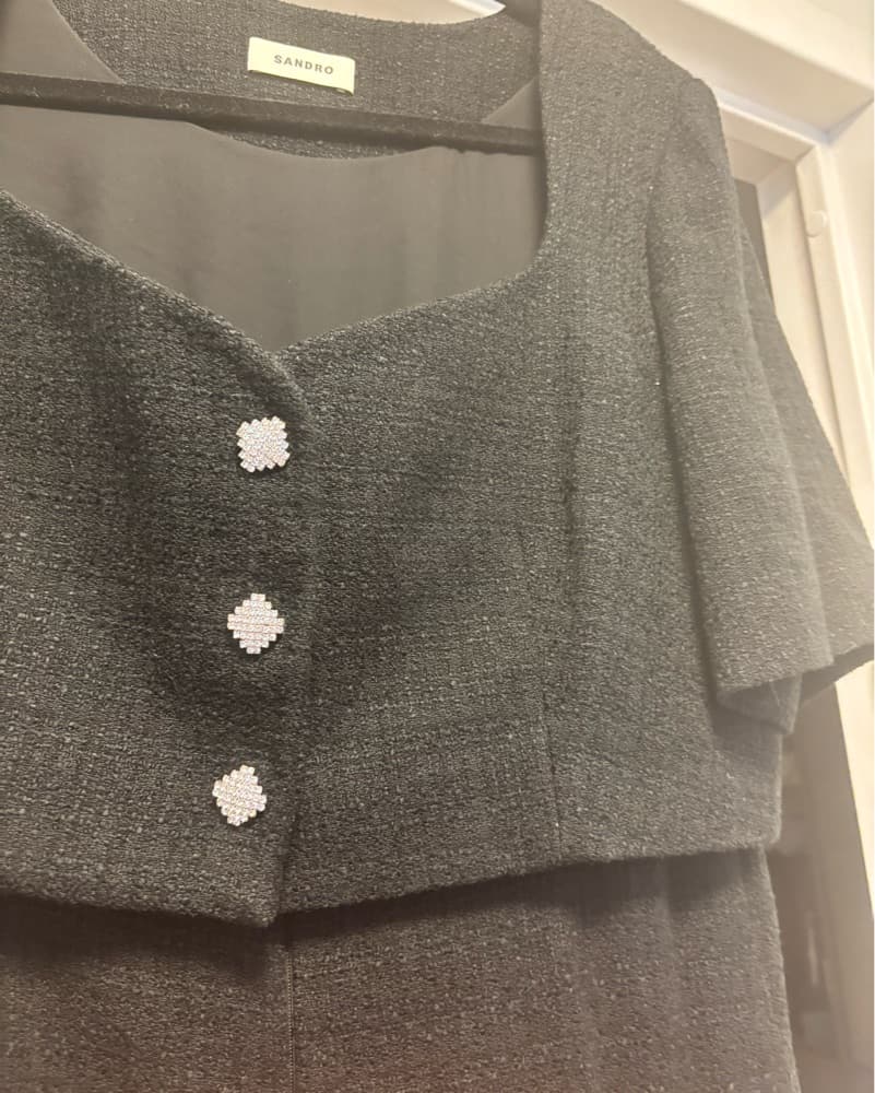 Sandro black Tweed jumpsuit  - Image 2