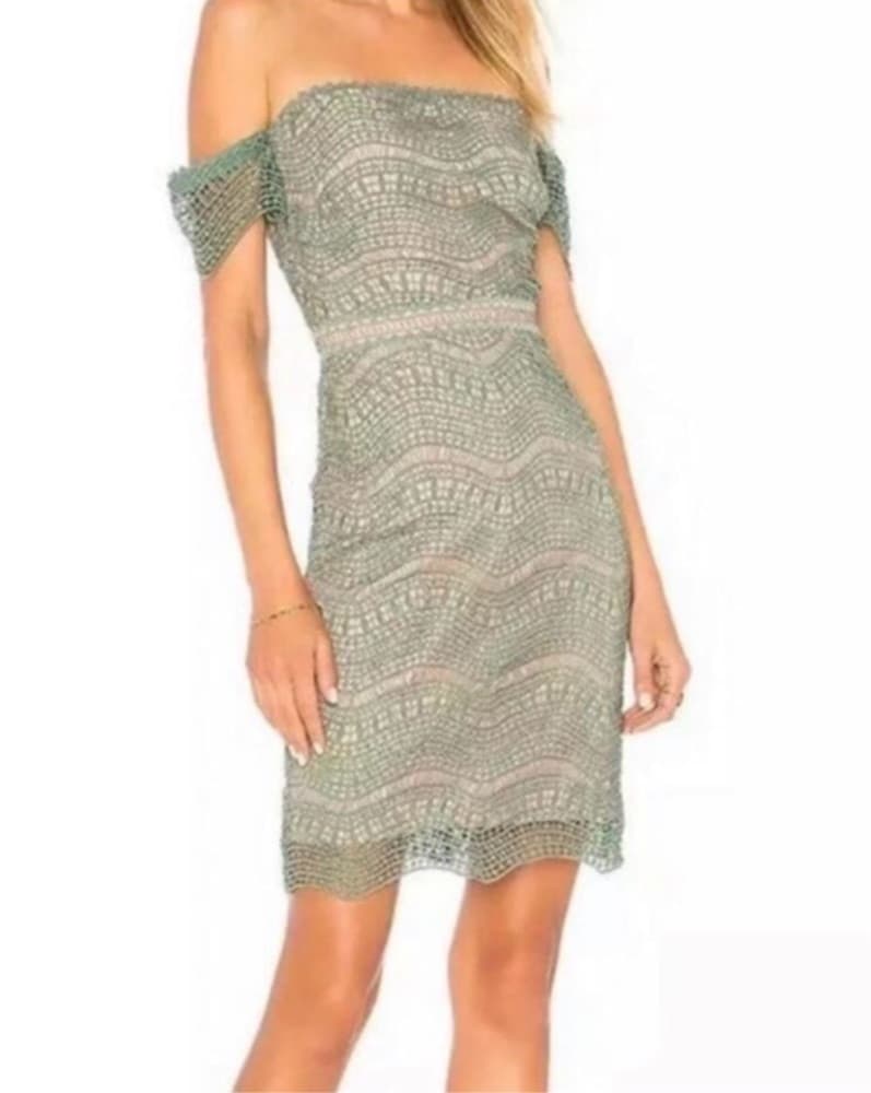 Revolve Midi Dress In Jade - Image 1