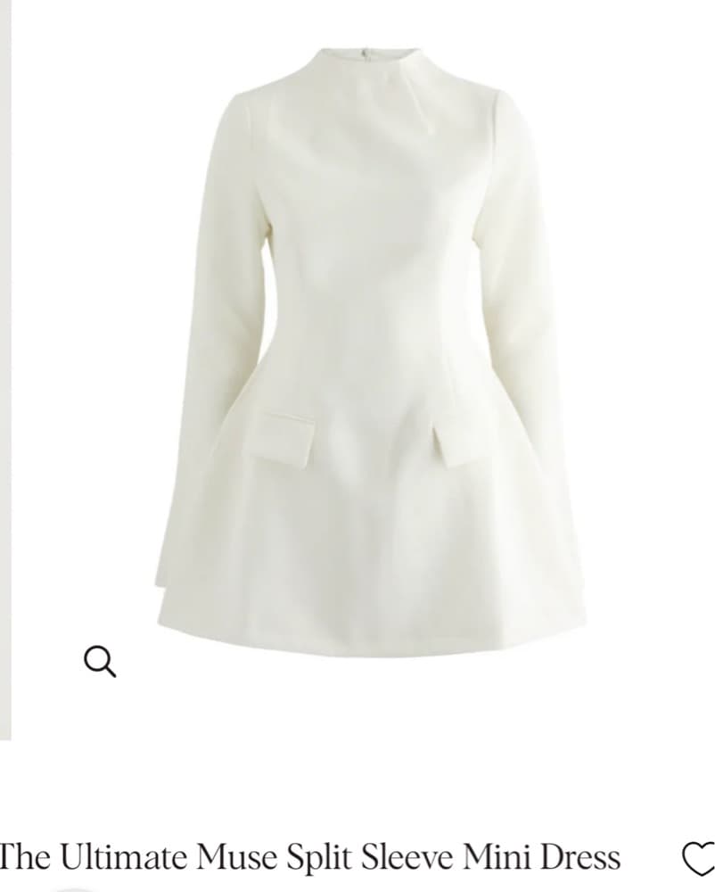 Odd muse white mini dress  - Image 3