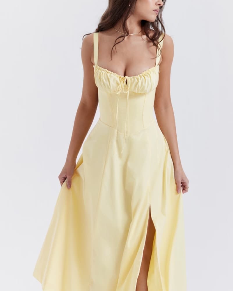 House Of CB Carmen Buttercup Sundress - Image 1
