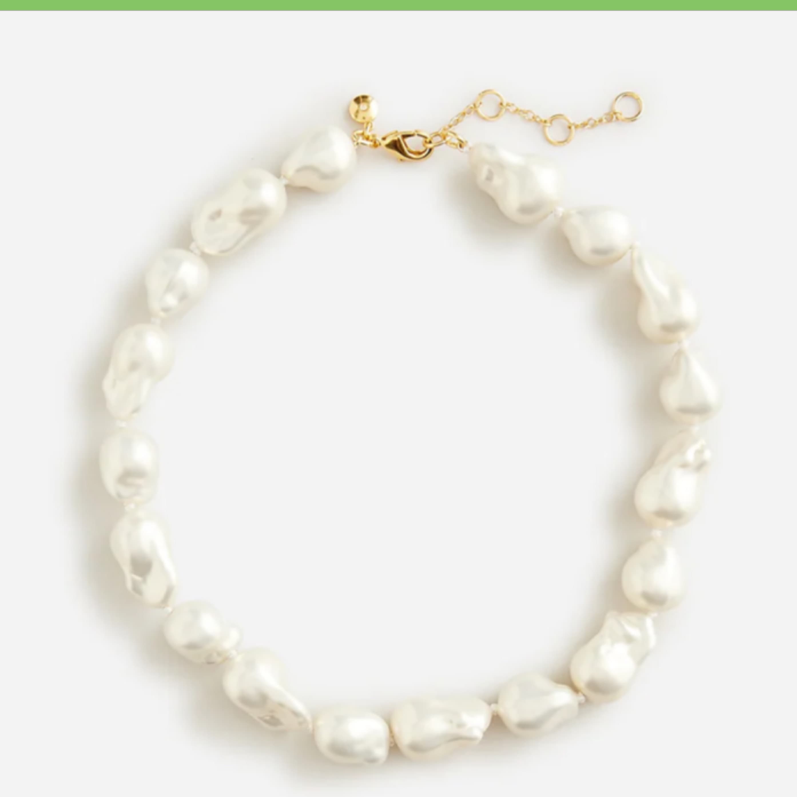 Pearl Statement Necklace - Image 3