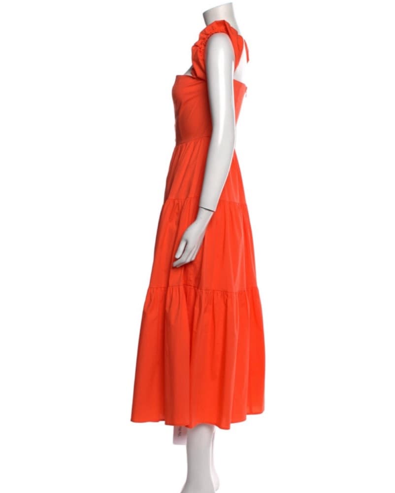 Staud Orange Sundress - Image 2