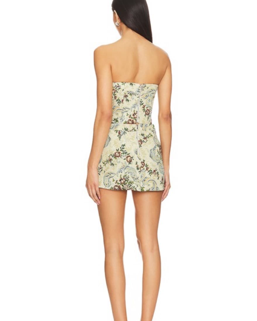 Doer Skirt Set In Cream Floral - Image 2