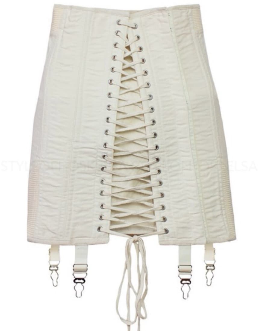 Orseund Iris Gamine Skirt - Ecru - Image 2