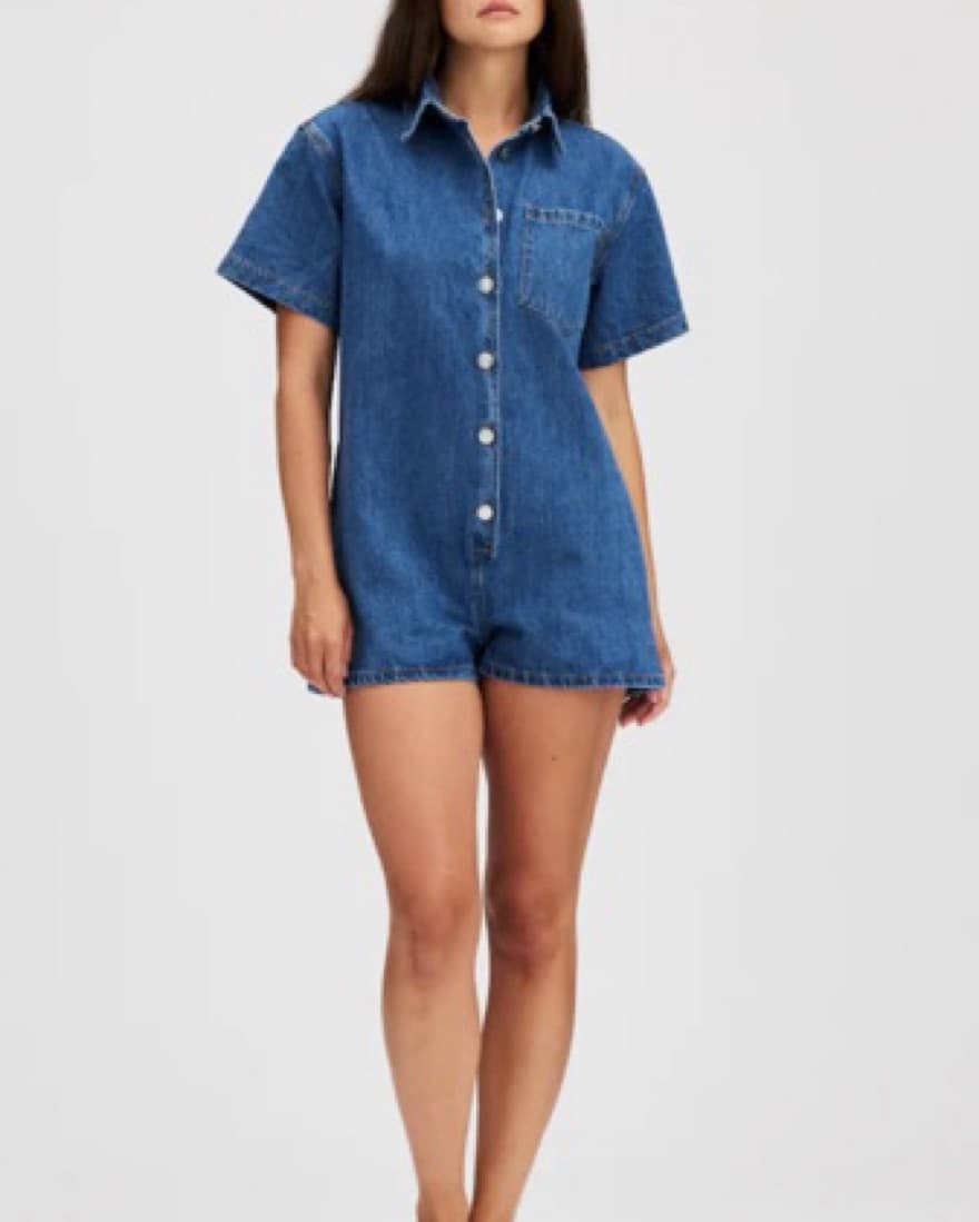 Parke Denim Romper - Image 2