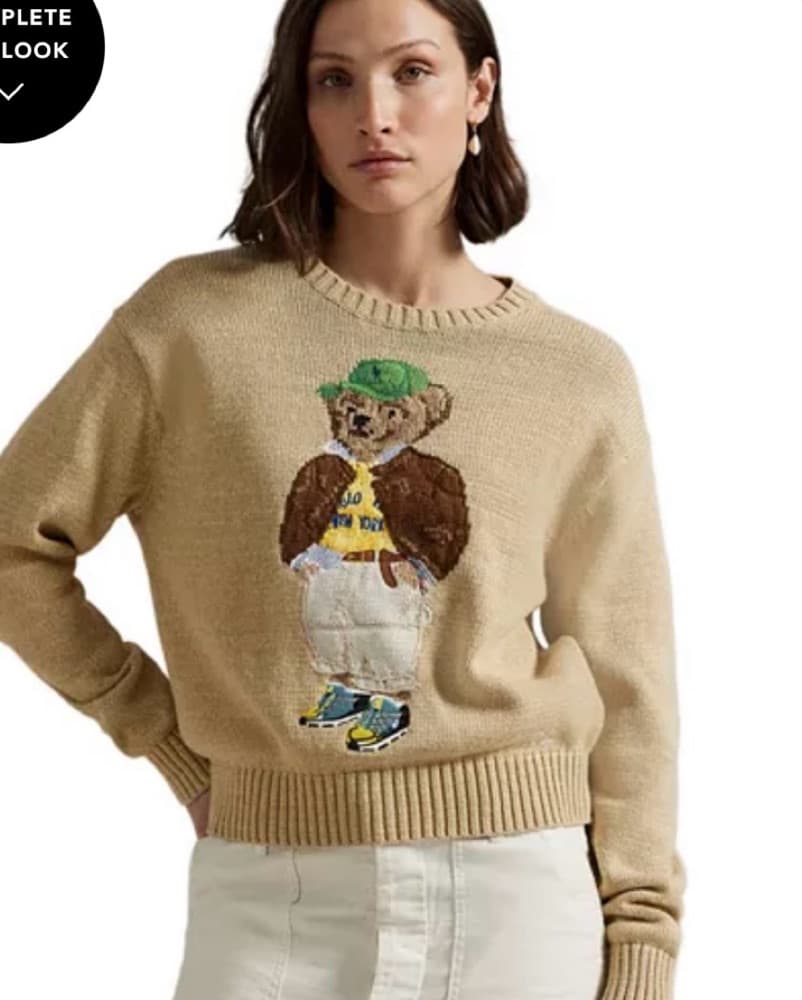 Polo Cotton Crew NYC Bear - Image 1